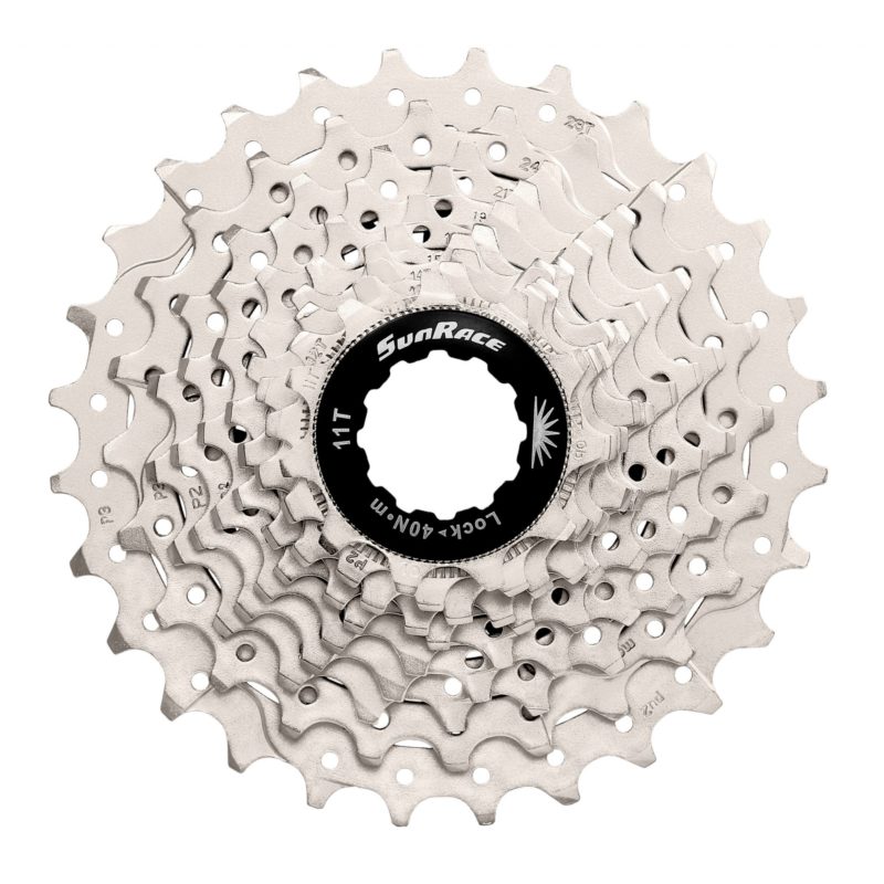 PIÑON SUNRACE CSRS1 11-28T 10V METALLIC SILVER -TW